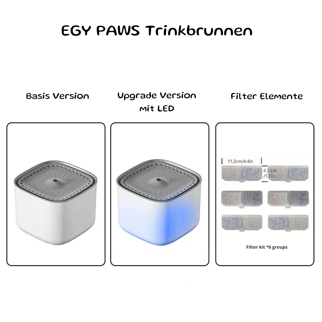 Eleganter Trinkbrunnen für Katzen und Hunde