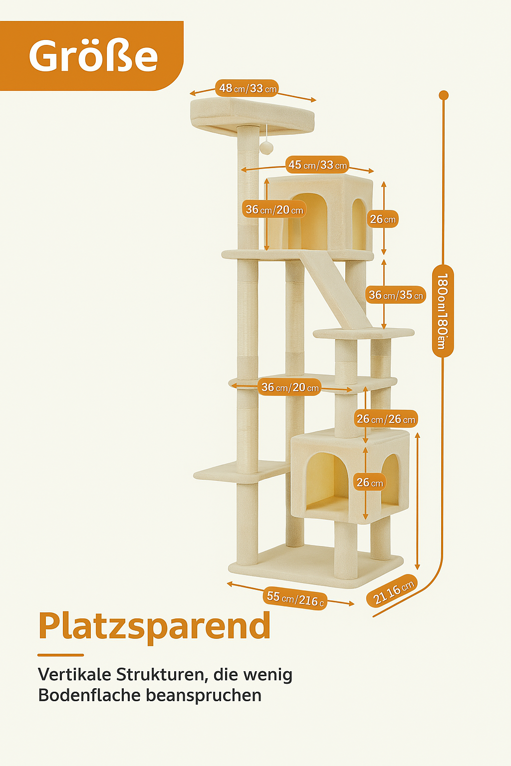 XXL Kratzbaum für Katzen