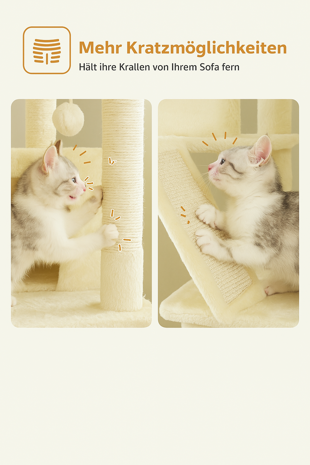 XXL Kratzbaum für Katzen