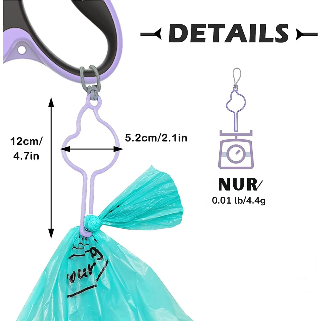 Stylischer Kotbeutelhalter für unterwegs