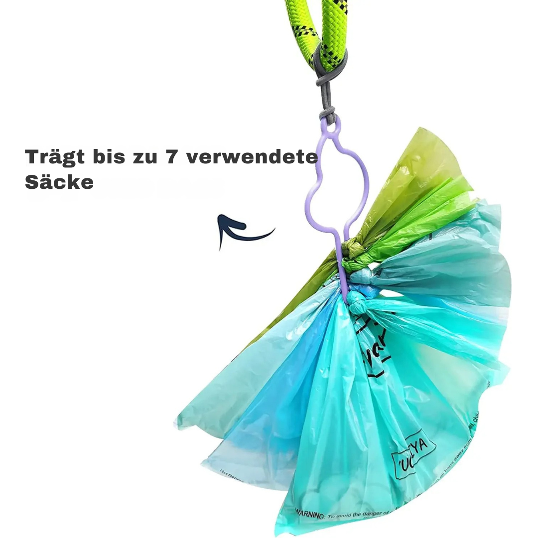 Stylischer Kotbeutelhalter für unterwegs