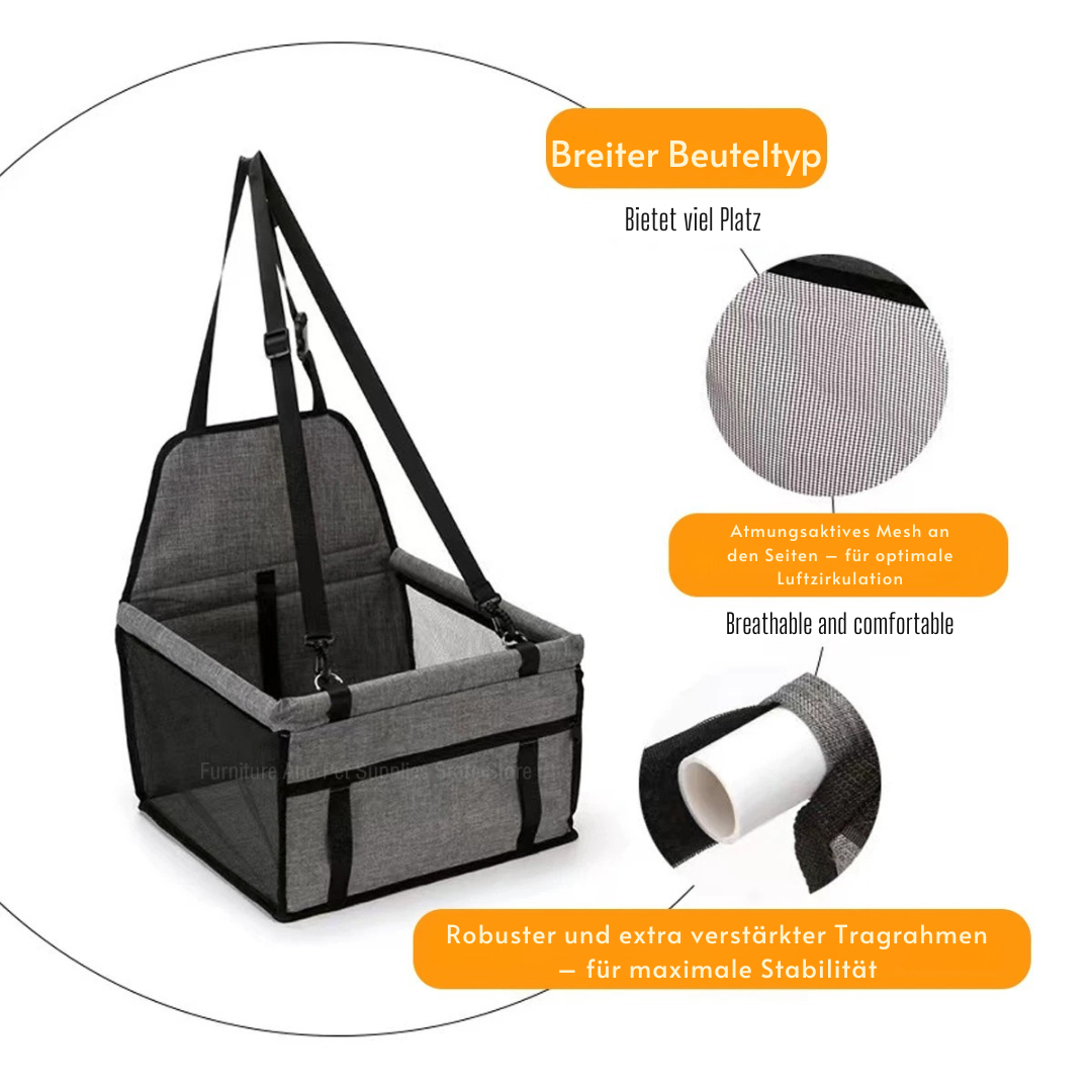 Haustier-Autositz für kleine Hunde & Katzen