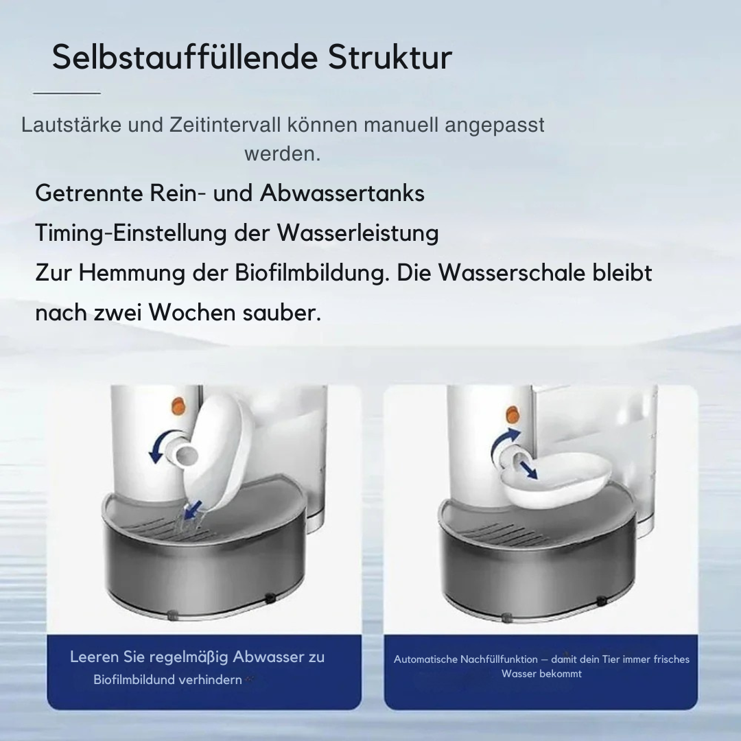 Smart Haustier-Trinkbrunnen – Frisches Wasser für Katzen & Hunde