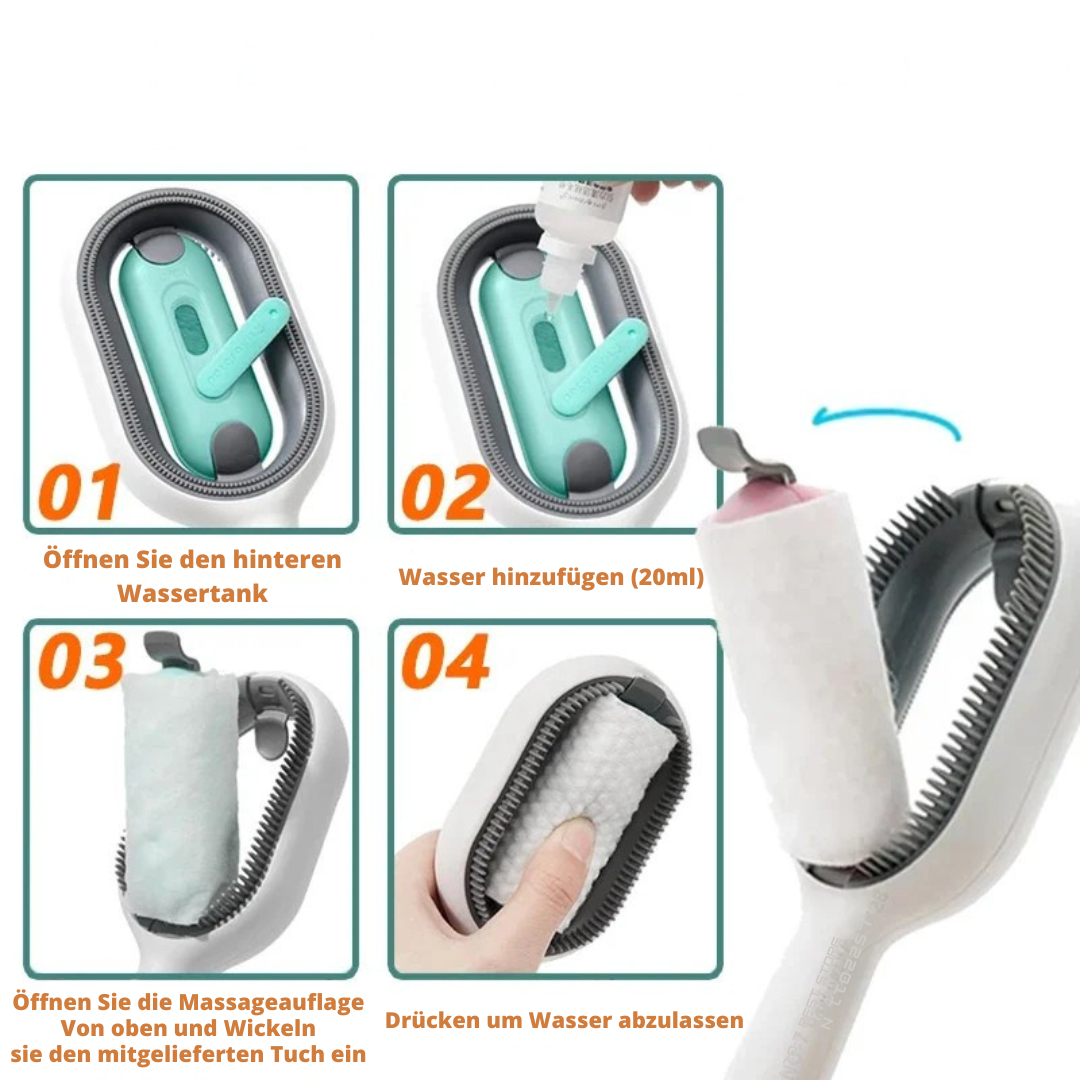 2-in-1 Haustierbürste