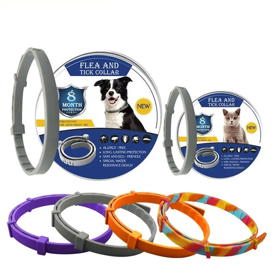 Hochwirksames Floh- und Zeckenhalsband für Hunde & Katzen