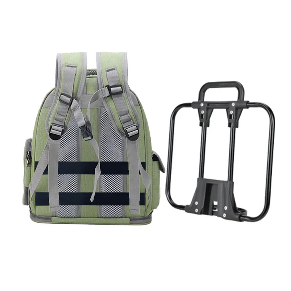 Stylischer Haustier-Rucksack mit Panorama-Sichtkuppel