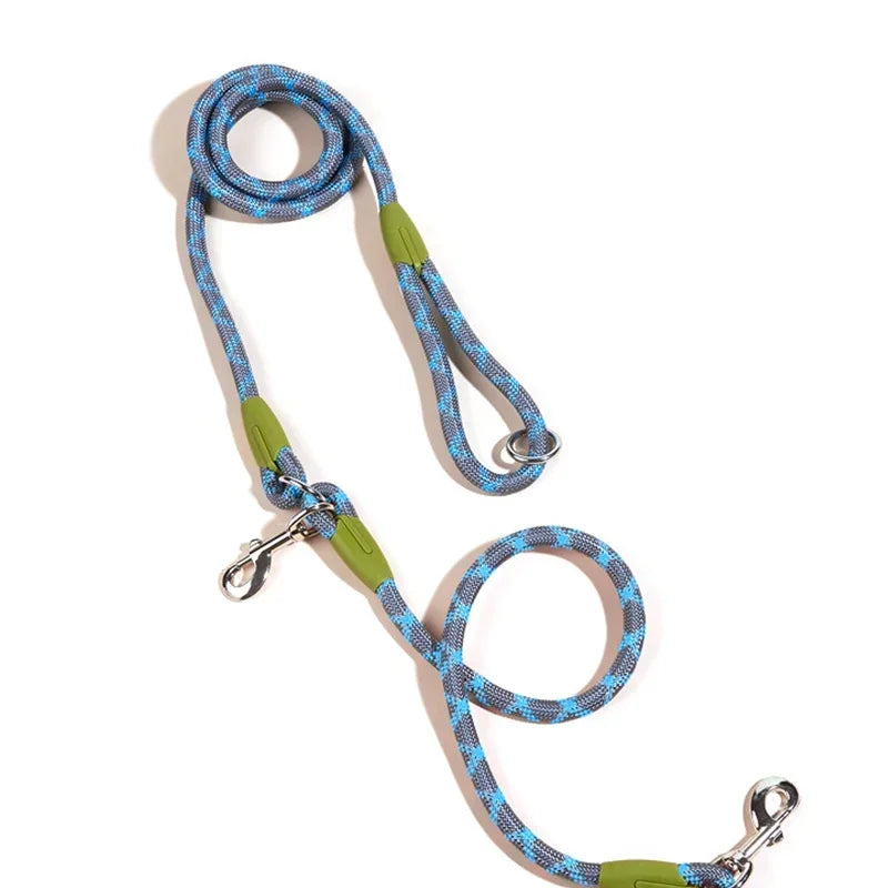 Bunte Hundeleine aus robustem Kletterseil