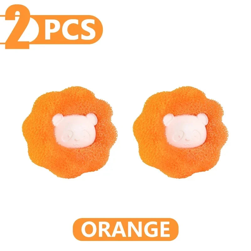 Laundry balls for hair removal