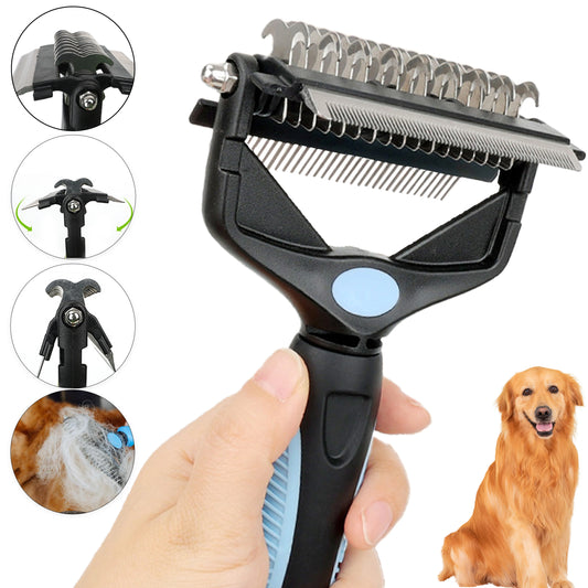 2-in-1 Premium Unterwollbürste für Hunde & Katzen
