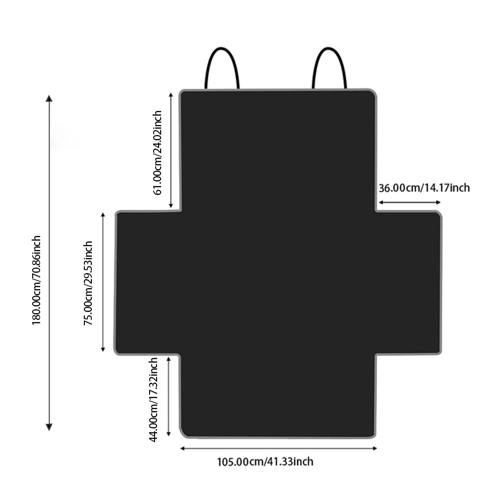 Waterproof trunk protection mat for dogs