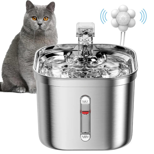 Premium Edelstahl-Trinkbrunnen für Haustiere