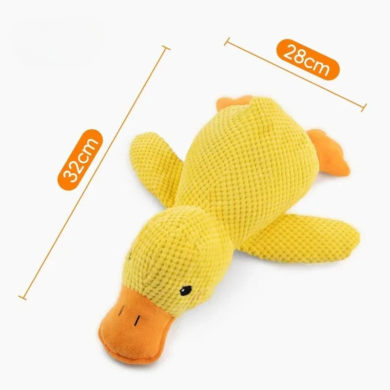 Cuddly squeaking duck for dogs and cats