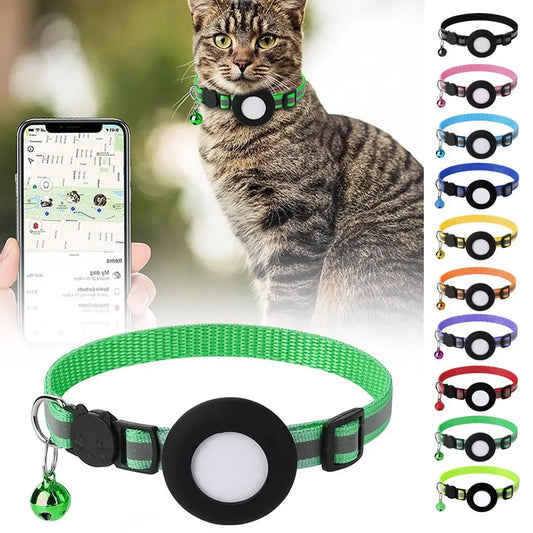 Katzenhalsband mit AirTag-Halterung – Sicherheit und Stil für Ihre Katze