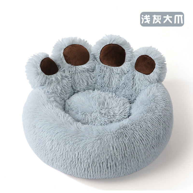 Kuscheliges Haustierbett in Pfotenform – Ein gemütliches Paradies für Ihren Liebling