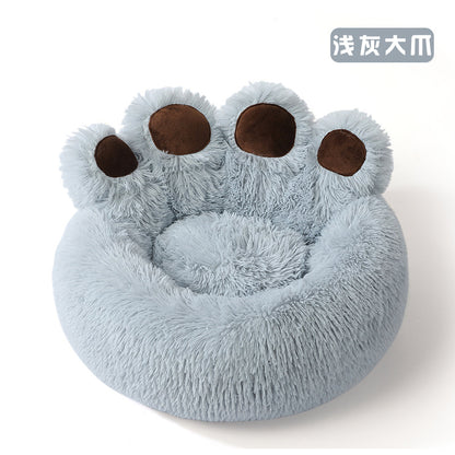 Kuscheliges Haustierbett in Pfotenform – Ein gemütliches Paradies für Ihren Liebling