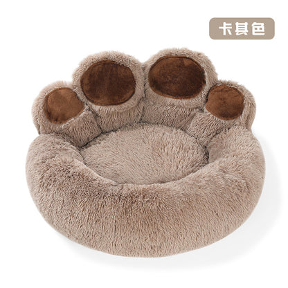 Kuscheliges Haustierbett in Pfotenform – Ein gemütliches Paradies für Ihren Liebling