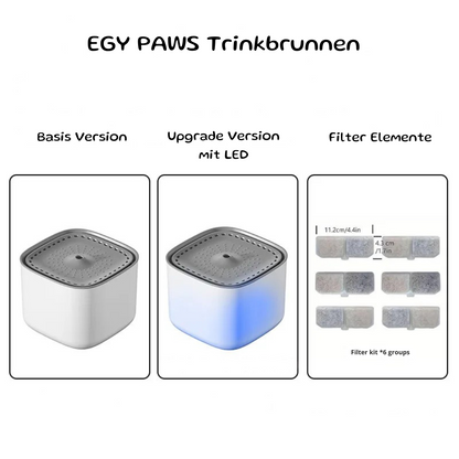 Eleganter Trinkbrunnen für Katzen und Hunde