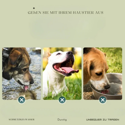 Faltbarer Hundenapf für unterwegs