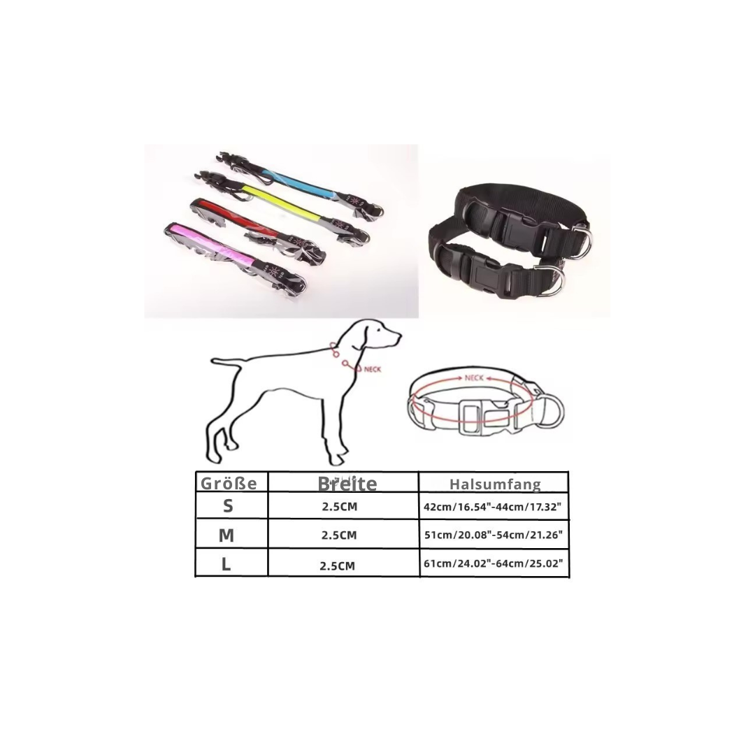 Aufladbare LED Hundehalsband