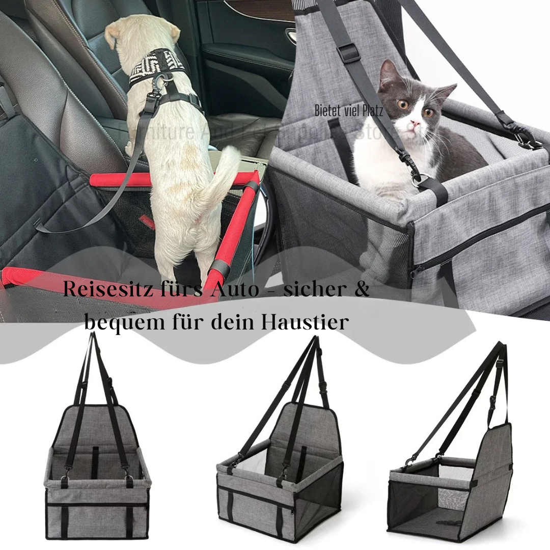 Haustier-Autositz für kleine Hunde & Katzen