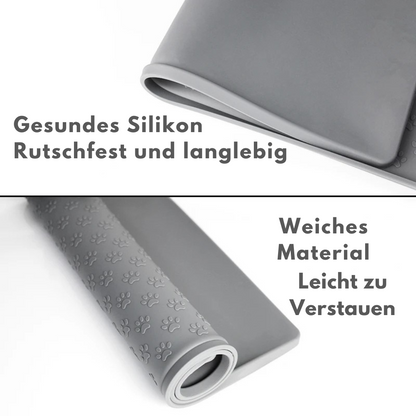Waterproof mat for feeding bowls – cleanliness &amp; protection for your floor