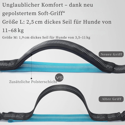 Hunde-Jogging-Leine mit Bauchtasche