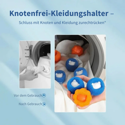 Laundry balls for hair removal 