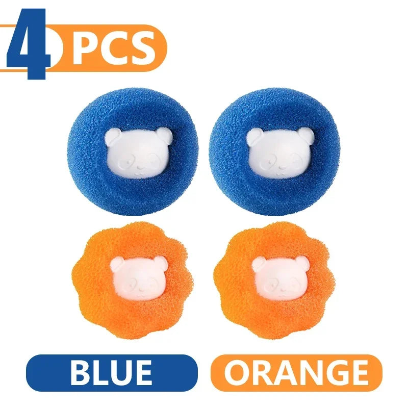 Laundry balls for hair removal 