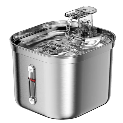 Premium Edelstahl-Trinkbrunnen für Haustiere