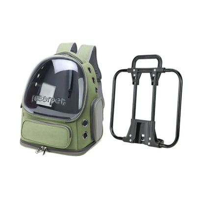 Stylischer Haustier-Rucksack mit Panorama-Sichtkuppel
