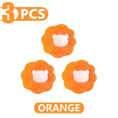 Laundry balls for hair removal 