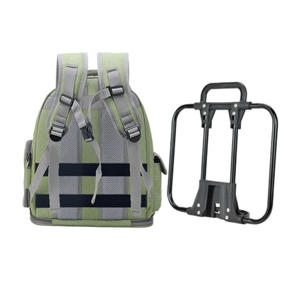Stylischer Haustier-Rucksack mit Panorama-Sichtkuppel