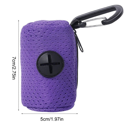 Praktischer Kotbeutelspender für unterwegs