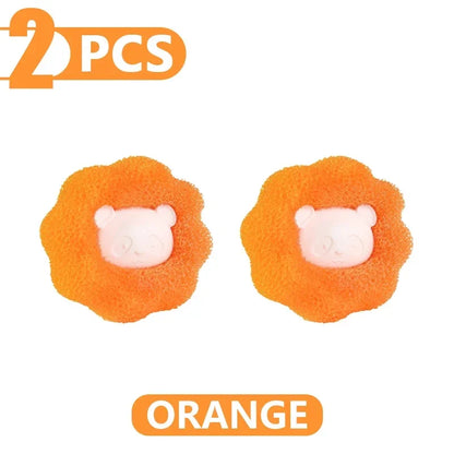 Laundry balls for hair removal 