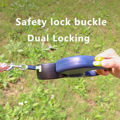 🐾 2-in-1 Hundeleine mit LED-Licht – Für zwei Hunde, volle Kontrolle & null Verheddern! 🐶🐶