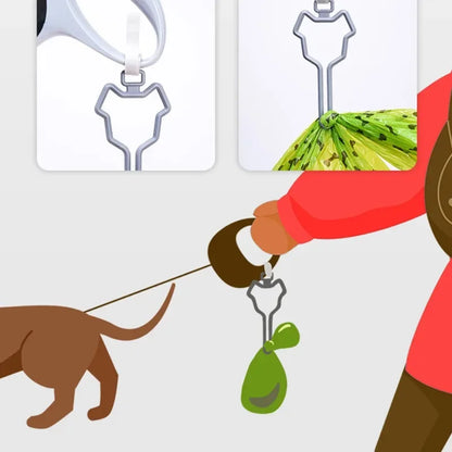 Stylischer Kotbeutelhalter in Hundeform