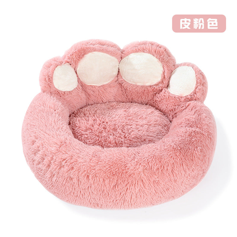 Kuscheliges Haustierbett in Pfotenform – Ein gemütliches Paradies für Ihren Liebling